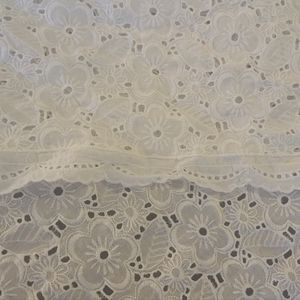 Beautiful handmade antique embroidered lace large table cloth